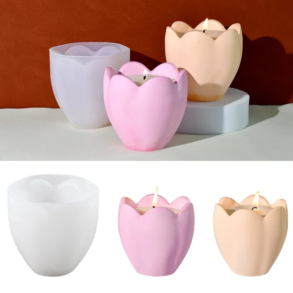 Soap Making Instructions - Tulpe Kerzenhalter Silikon Formen Blume Harz