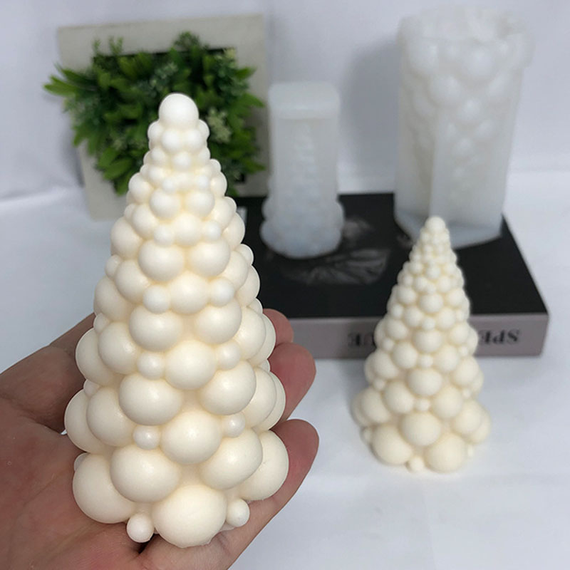 Soap Making Instructions - 3d Blase Weihnachts baum Silikon Kerzen